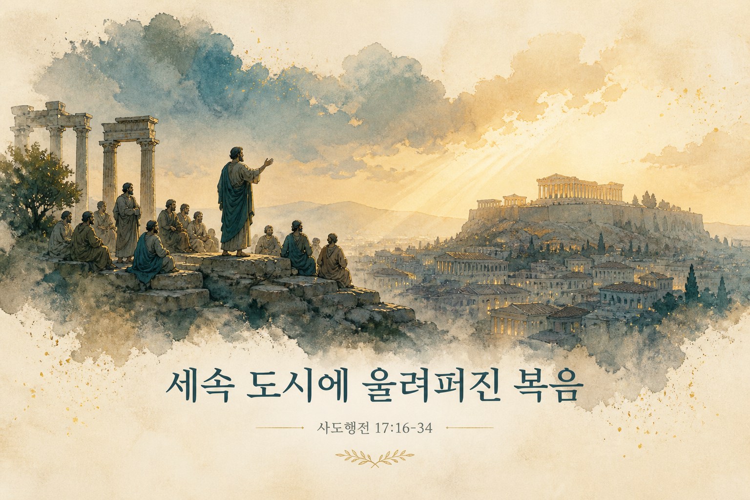 사도행전 17장 아레오바고 설교 – 세속 도시에 울려퍼진 복음
